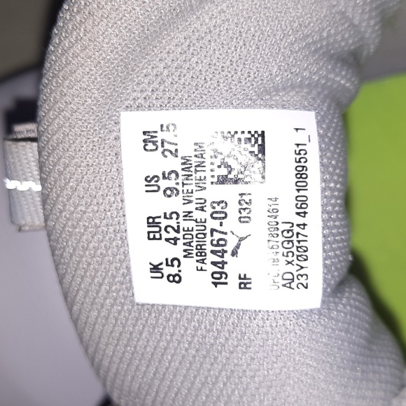 Puma Men's Grip Fusion Pro 3.0 White Golf Shoes. Sz 9.5 - Picture 4 of 7